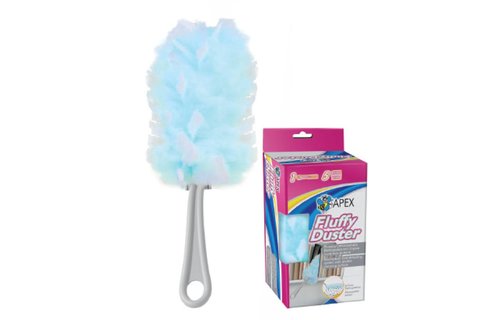 Fluffy Duster met 5 elektrostatische doekjes