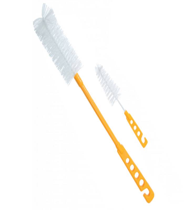 Flessenborstels nylon set 2 stuks