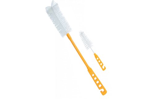 Flessenborstels nylon set 2 stuks