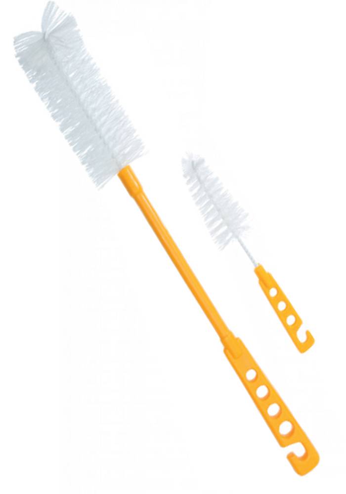 Flessenborstels nylon set 2 stuks