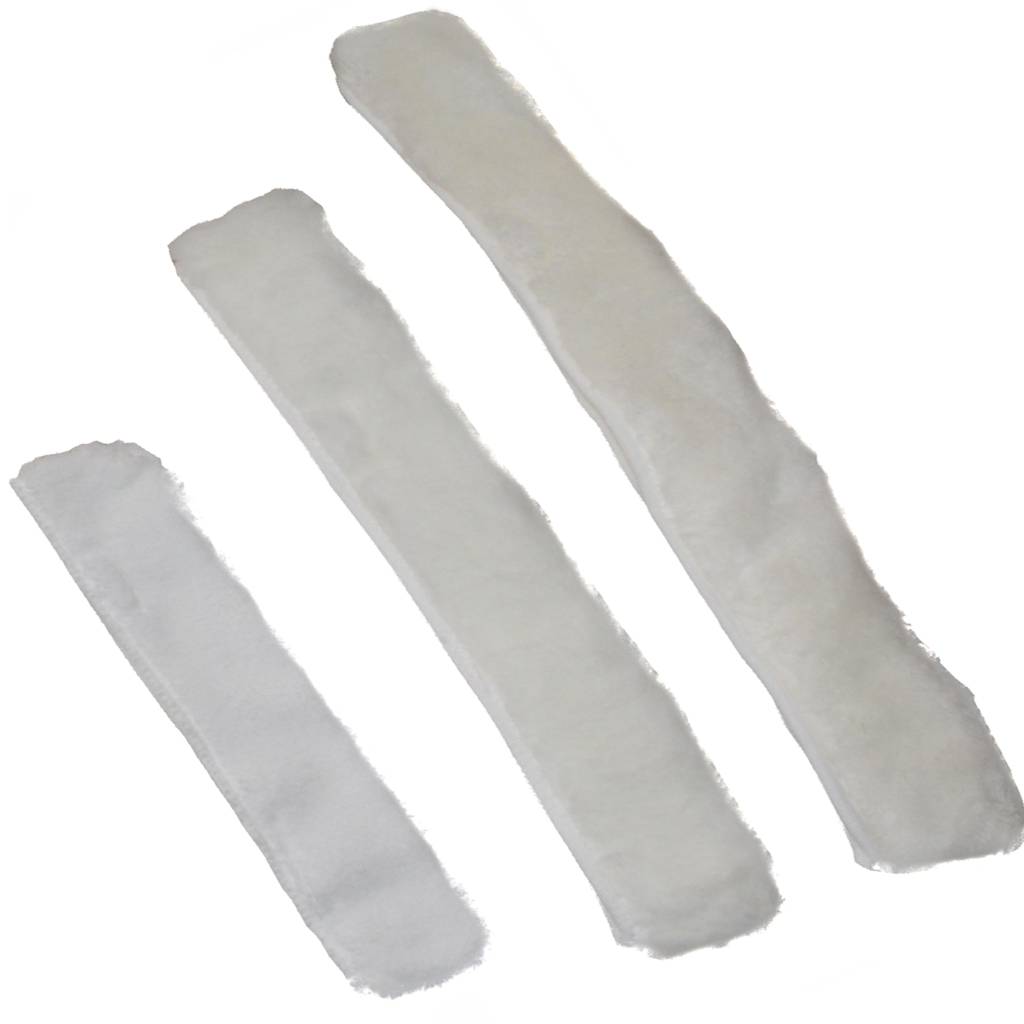 Inwashoes witte vacht 25/35/45 cm.