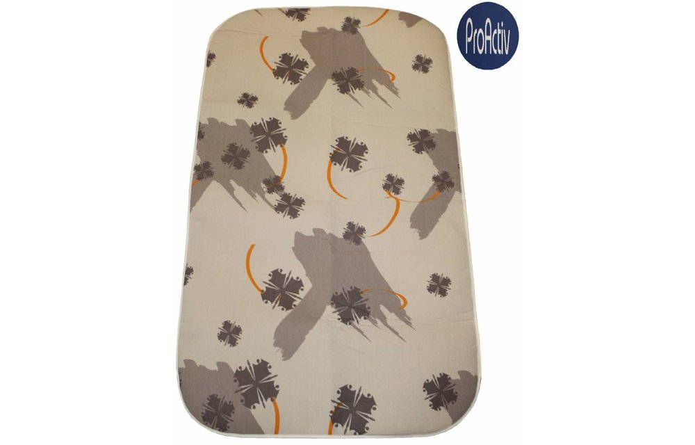 Strijkdeken ProActiv beige / bruin 120 X 70 cm. Strijkdeken ProActiv beige / bruin 120 X 70 cm.