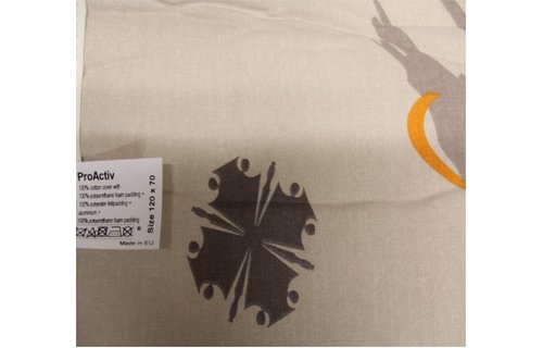 Strijkdeken ProActiv beige / bruin 120 X 70 cm.