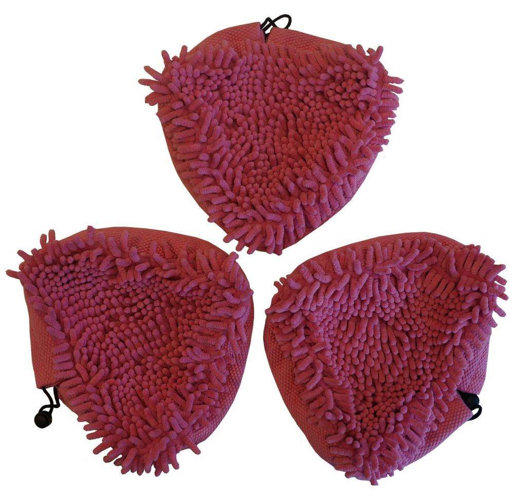 Koraal doeken Roos set van 3 stuks voor Stoomreiniger Aqua Laser Gold Koraal doeken Roos set van 3 stuks voor Stoomreiniger Aqua Laser Gold