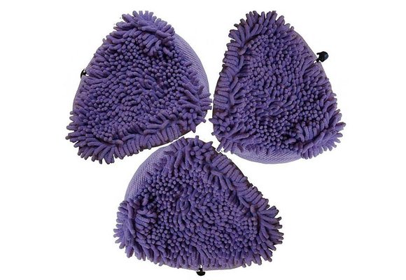 Koraal doeken Violet 3 stuks