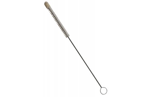 Flessenborstel nylon katoentop ∅ 10 mm. / 27 cm. lang Flessenborstel nylon katoentop ∅ 10 mm. / 27 cm. lang