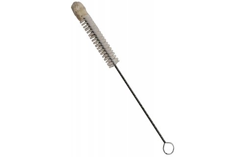 Flessenborstel nylon katoentop ∅ 20 mm. / 27 cm. lang Flessenborstel nylon katoentop ∅ 20 mm. / 27 cm. lang