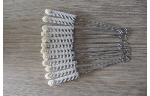 Flessenborstel nylon katoentop ∅ 20 mm. / 27 cm. lang Flessenborstel nylon katoentop ∅ 20 mm. / 27 cm. lang