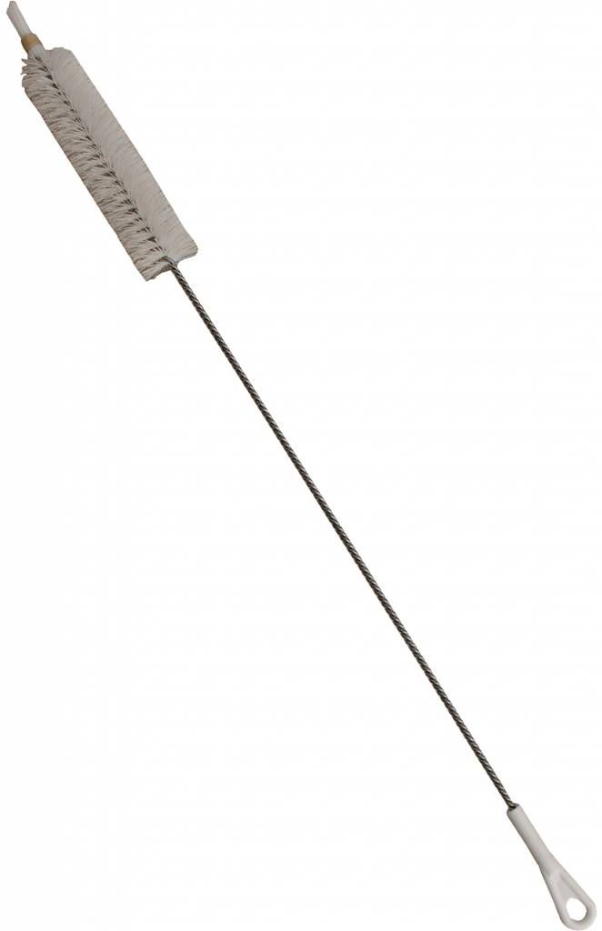 Flesborstel nylon ∅ 4 cm. extra lang 60 cm.