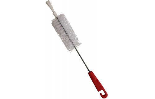 Flessenborstel nylon 1/2 liter ∅ 45 mm. / 30 cm. lang Flessenborstel nylon 1/2 liter ∅ 45 mm. / 30 cm. lang