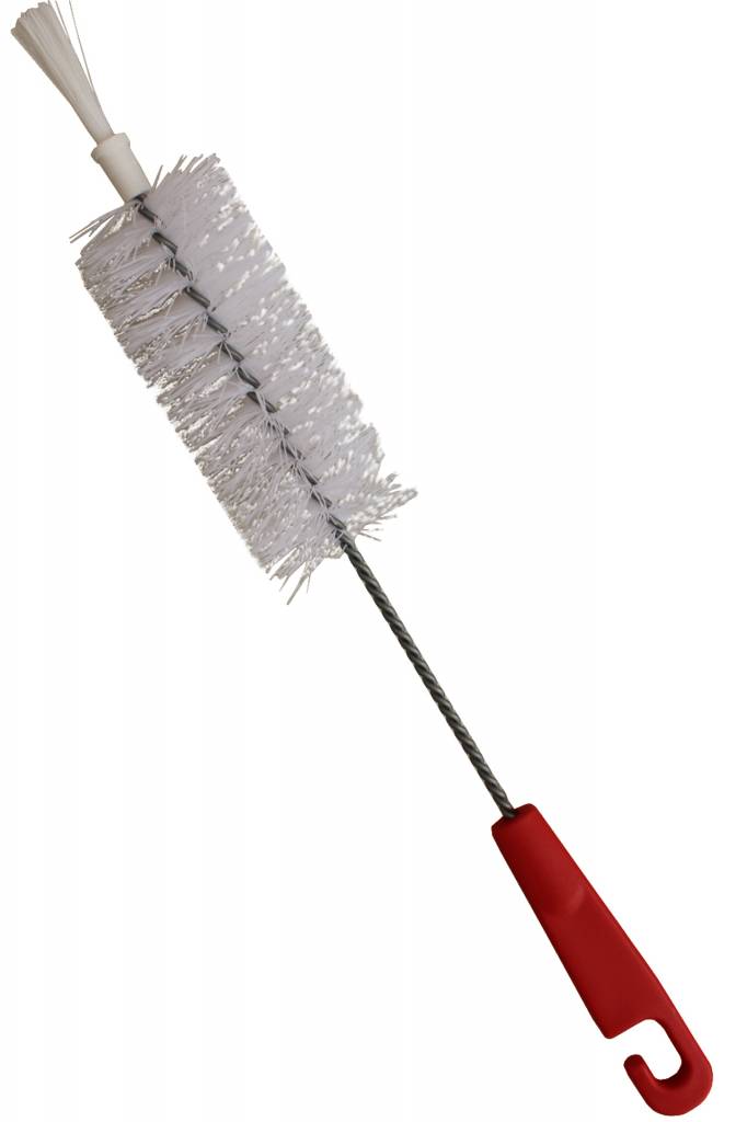 Flessenborstel nylon 1/2 liter ∅ 45 mm. / 30 cm. lang Flessenborstel nylon 1/2 liter ∅ 45 mm. / 30 cm. lang