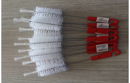 Flessenborstel nylon 1/2 liter ∅ 45 mm. / 30 cm. lang Flessenborstel nylon 1/2 liter ∅ 45 mm. / 30 cm. lang