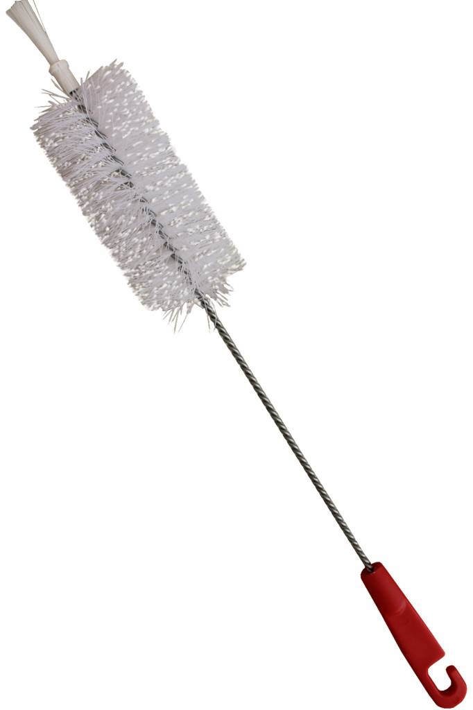 Flessenborstel nylon 1 liter ∅ 55 mm. / 38 cm. lang Flessenborstel nylon 1 liter ∅ 55 mm. / 38 cm. lang