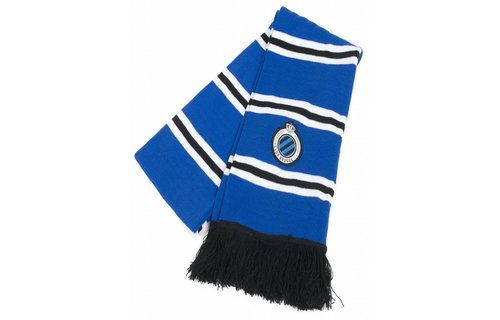 Sjaal Club Brugge gestreept met Logo