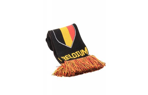 Supporterssjaal Belgium Zwart "shield"