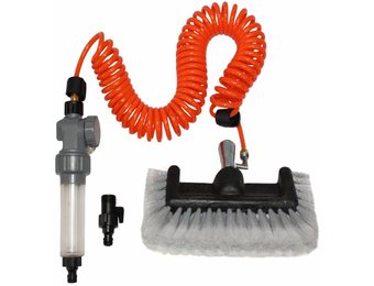 Hydro spiraal + Zeepdispenser + Borstel rondom