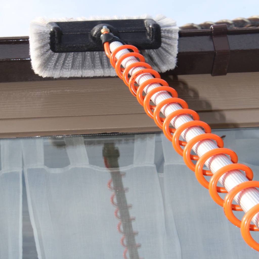 Hydro spiraal set met Zeepdispenser en Professionele Borstel rondom