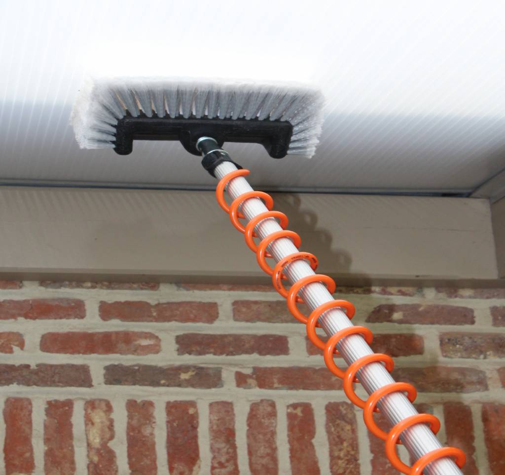 Hydro spiraal set met Zeepdispenser en Professionele Borstel rondom