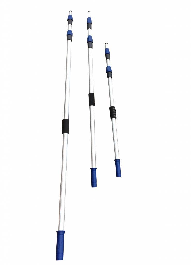 Telescoopsteel + Hydro spiraal set met Zeepdispenser en Professionele Borstel rondom Telescoopsteel + Hydro spiraal set met Zeepdispenser en Professionele Borstel rondom