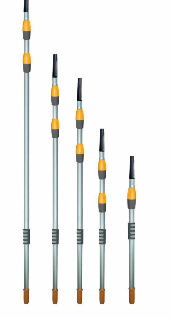 Telescoopsteel + Hydro spiraal set met Zeepdispenser en Professionele Borstel rondom Telescoopsteel + Hydro spiraal set met Zeepdispenser en Professionele Borstel rondom