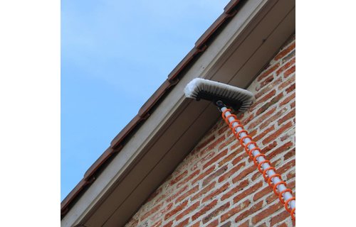 Telescoopsteel + Hydro spiraal set met Zeepdispenser en Professionele Borstel rondom