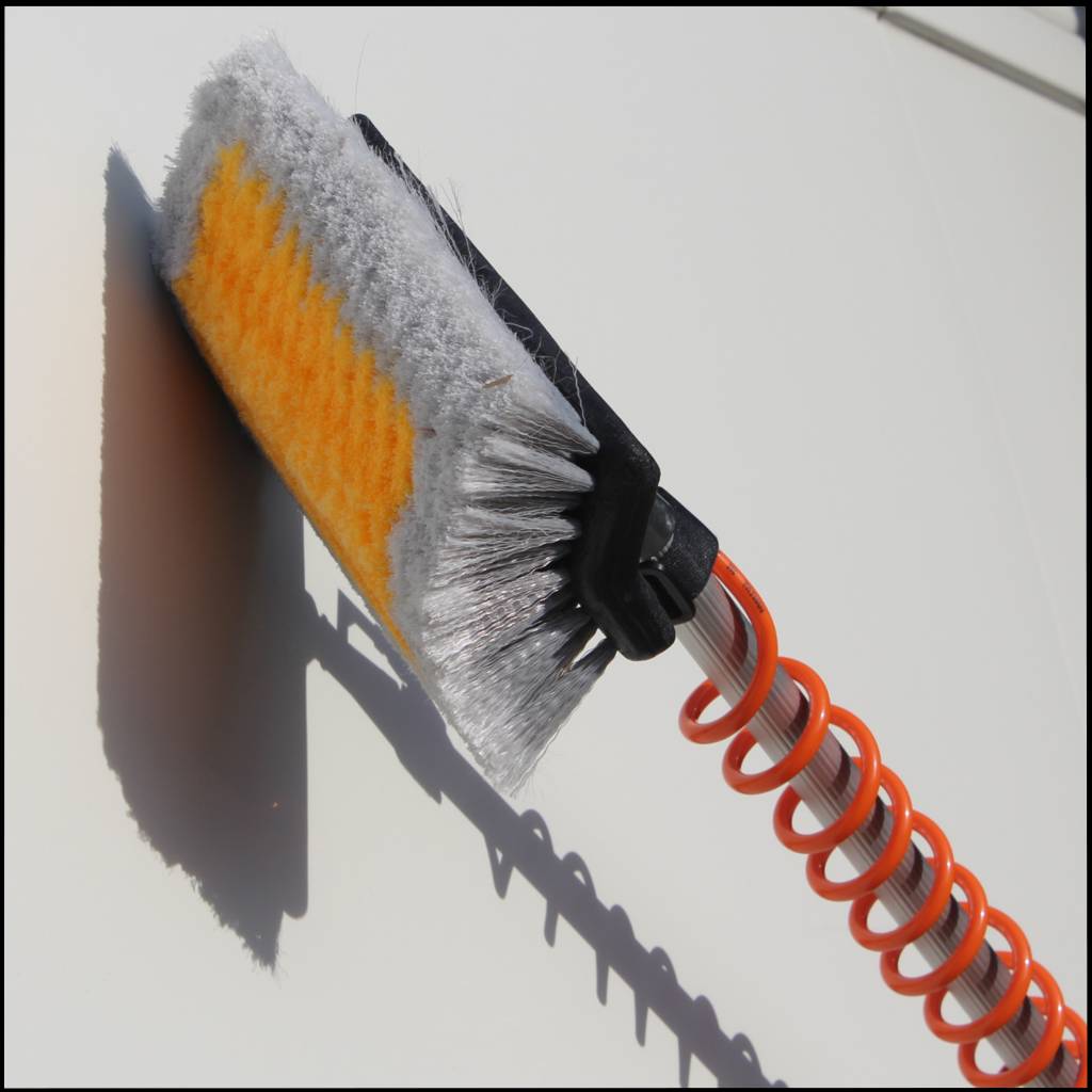 Telescoopsteel + Hydro spiraal set met Zeepdispenser en Professionele Borstel extra zacht