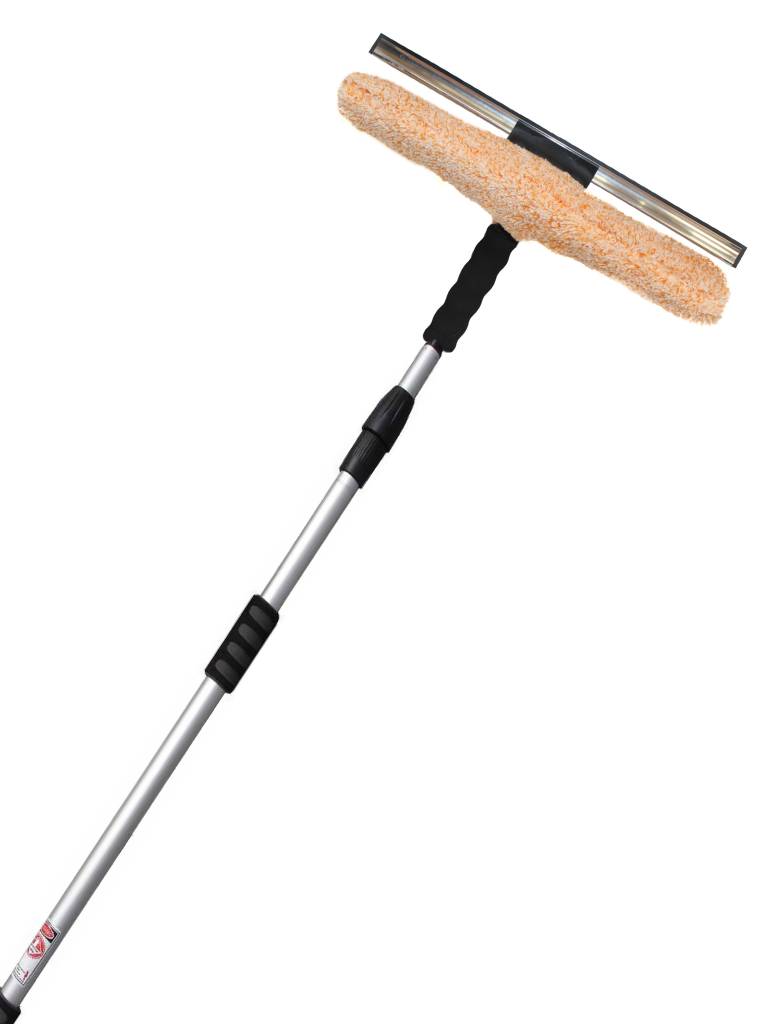 Telescoopsteel Hydro + Professioneel Inox Combi Raamwasser waterdoorlatend 40 cm.