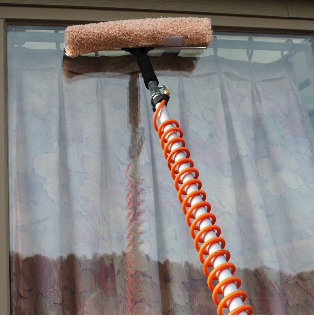 Combi Raamwasser met trekker Professioneel Inox waterdoorlatend 40 cm.