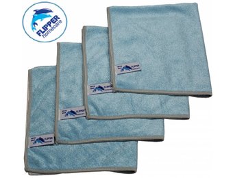 Microvezeldoeken Nivo 4 st. Blauw 40 x 40 cm.