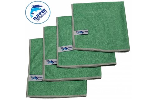 Microvezeldoeken Nivo 4 stuks Groen 40 x 40 cm.
