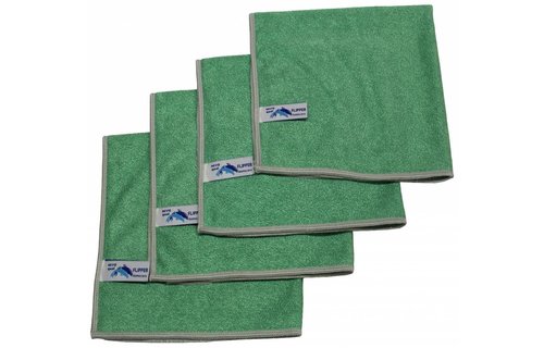 Microvezeldoeken Nivo 4 stuks Groen 40 x 40 cm.
