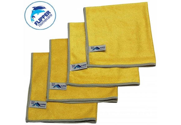 Microvezeldoeken Nivo 4 st. Geel 40 x 40 cm.