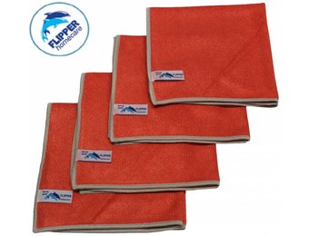 Microvezeldoeken Nivo 4 st. Rood 40 x 40 cm.