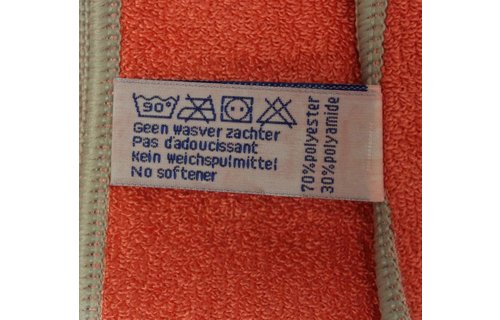 Microvezeldoeken Nivo 4 stuks Rood 40 x 40 cm.