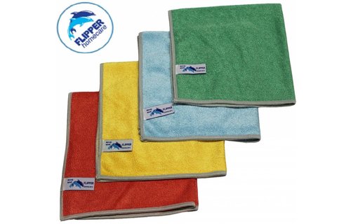 Microvezeldoeken Nivo 4 stuks Ass. Kleuren 40 x 40 cm.