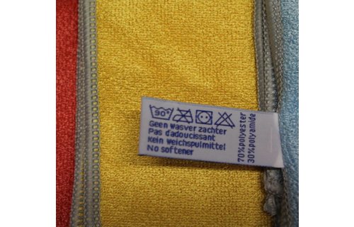 Microvezeldoeken Nivo 4 stuks Ass. Kleuren 40 x 40 cm.