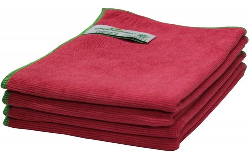 Microvezeldoeken Original Rood 40 x 40 cm.