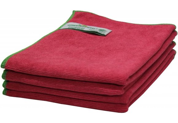 Microvezeldoeken Original Rood 40 x 40 cm.