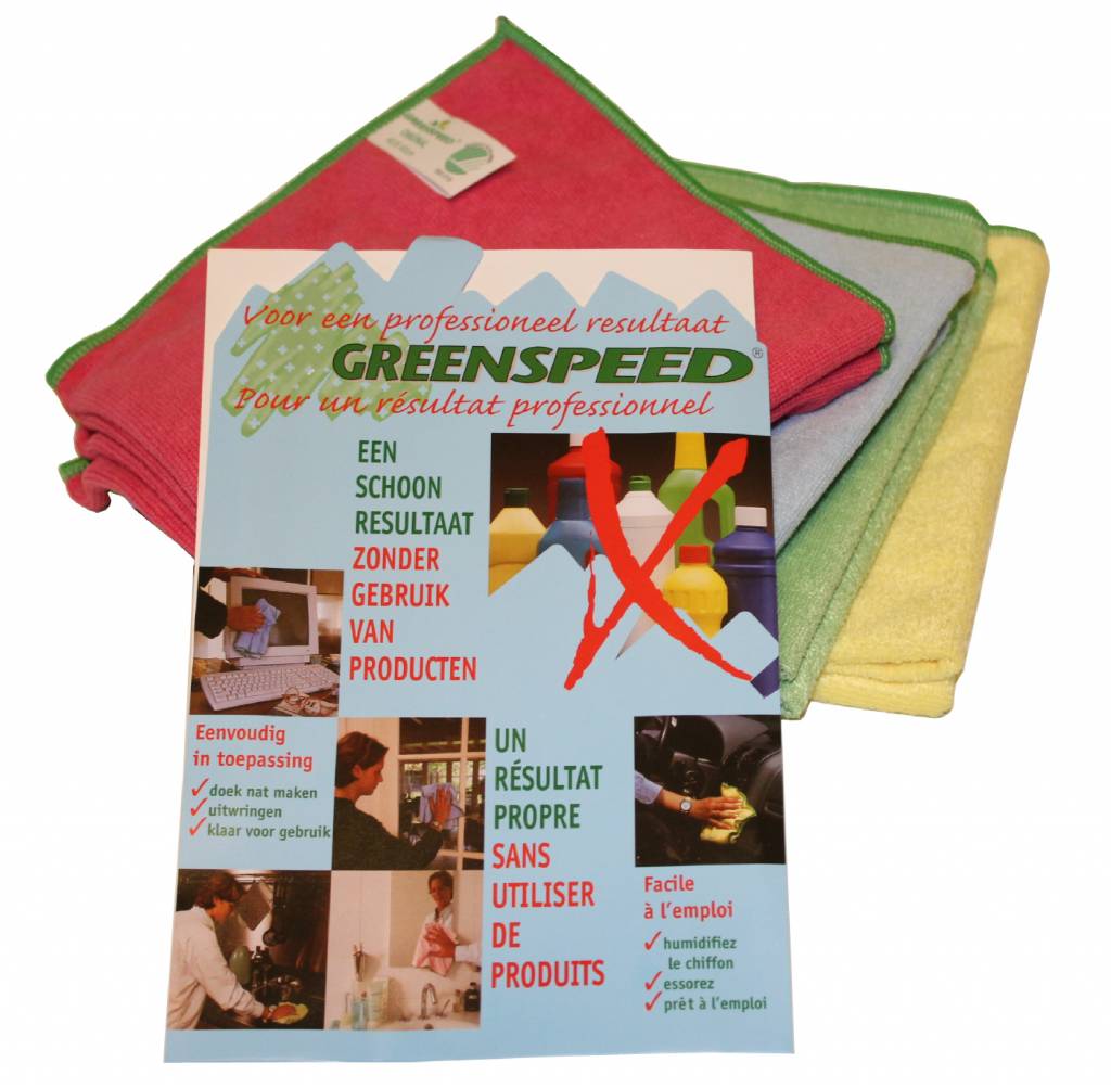 Microvezeldoeken Original Geel 40 x 40 cm.