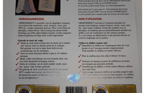 Microvezeldoeken Original Rood 40 x 40 cm.