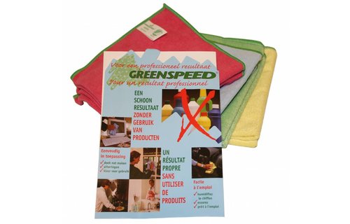 Microvezeldoeken Original Blauw 40 x 40 cm.