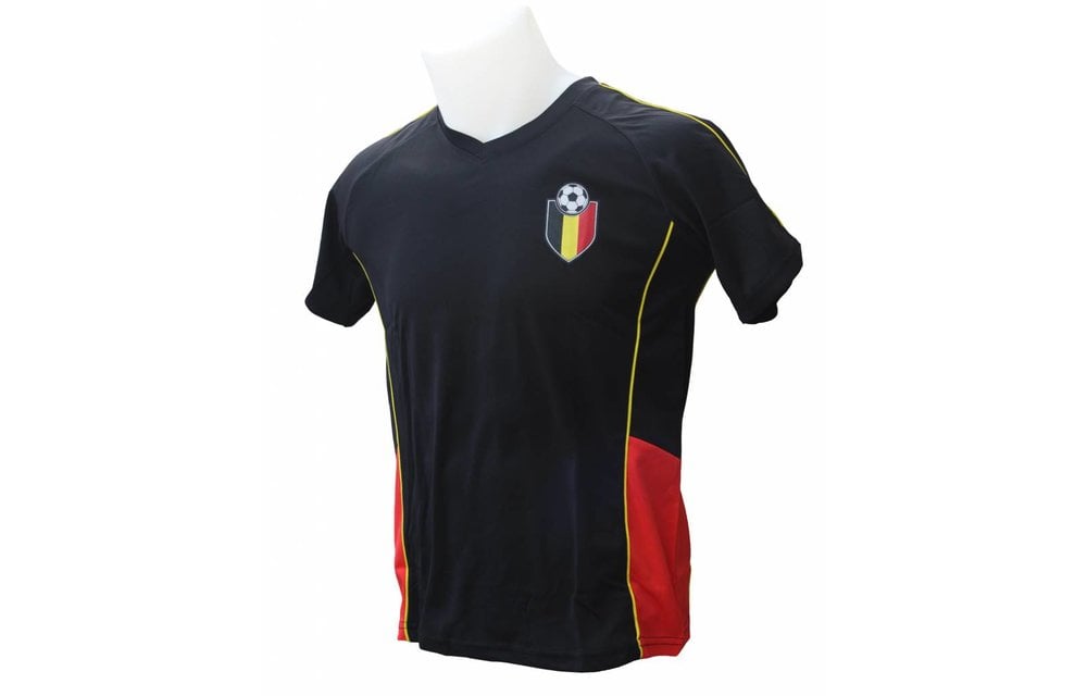 Verzoekschrift krom voorzichtig Voetbalshirt Belgium zwart Kids | Megatip.be