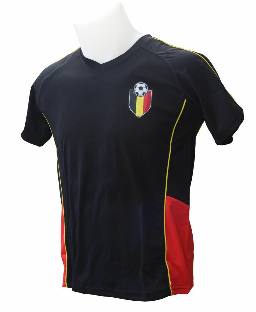 Voetbalshirt Belgium zwart Kids