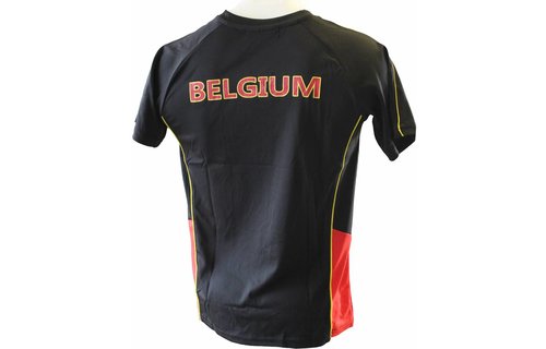 Voetbalshirt Belgium zwart Adult Voetbalshirt Belgium zwart Adult