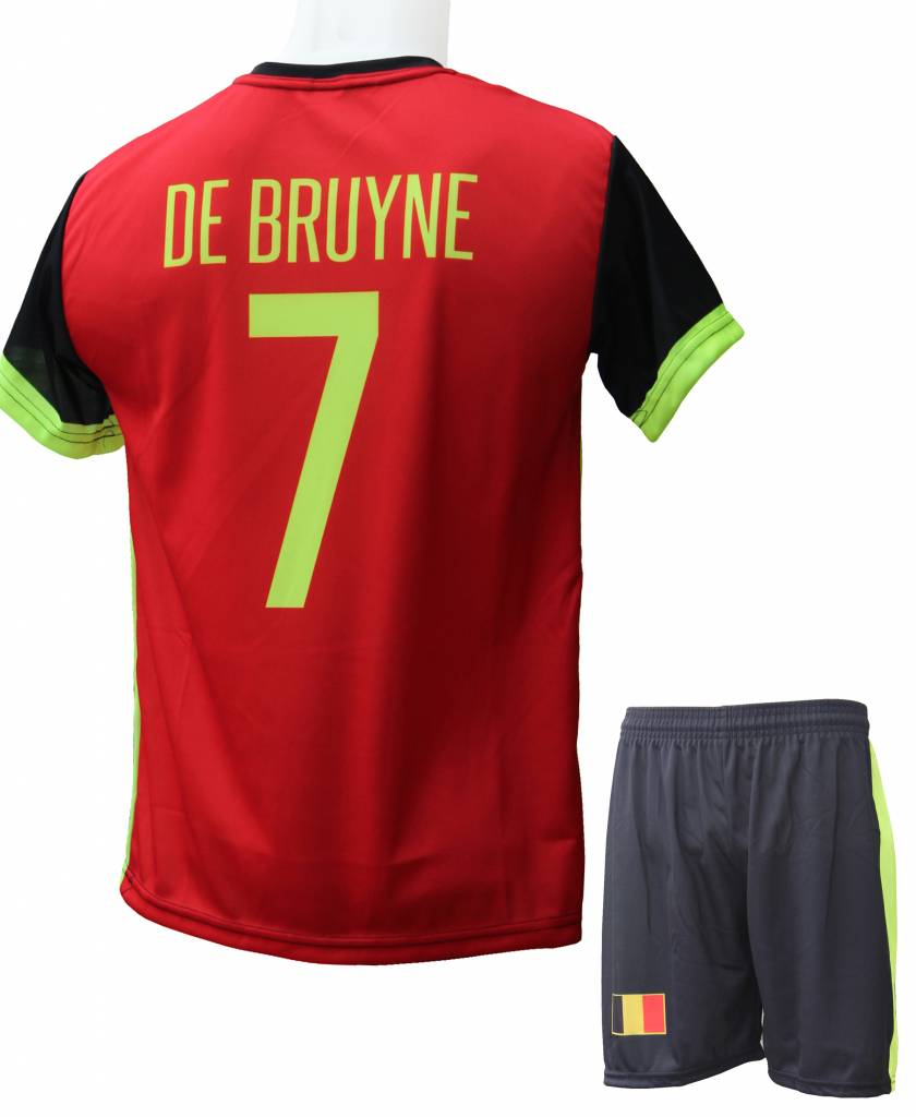 België Voetbaltenue De Bruyne "Thuis"