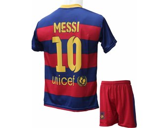 Barcelona Voetbaltenue Messi "Thuis"