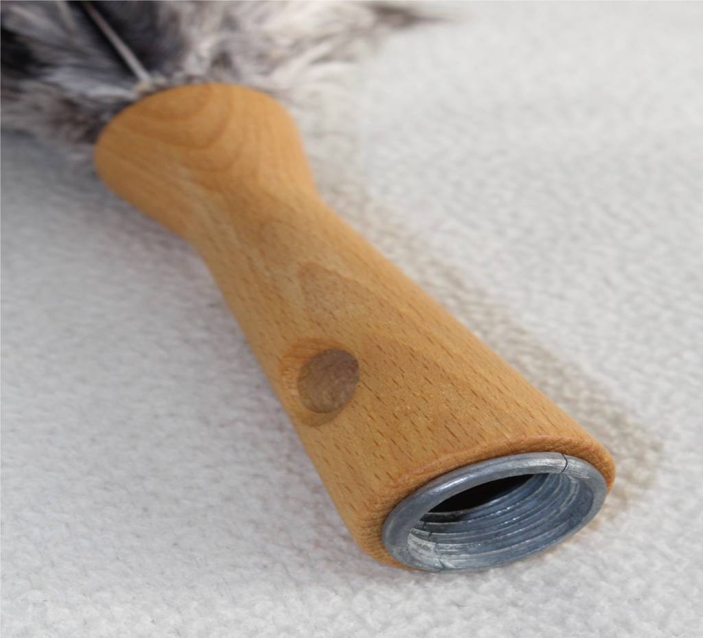 Struisvogel Plumeau voor telescoopsteel Struisvogel Plumeau voor telescoopsteel