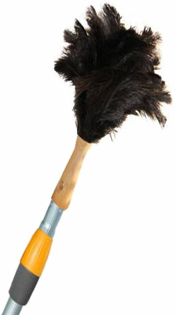 Struisvogel Plumeau voor telescoopsteel