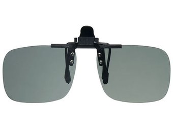 Clip -On Zonnebril Green Medium