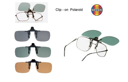 Clip -On Zonnebril Green Medium (opklapbaar)